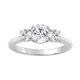 18K WHITE GOLD 2 1/3CT ROUND DIAMOND LADIES RING